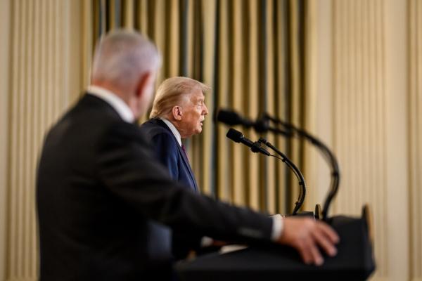 Trump and Netanyahu Official Photo