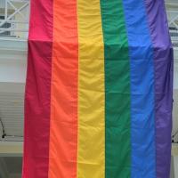 Gay pride flag, U.S. Embassy Nassau, Bahamas