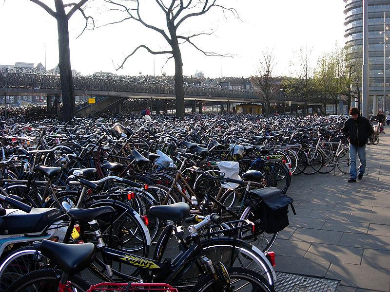 Bicycles at Amsterdam Central Station Jakub Halun Wikimedia