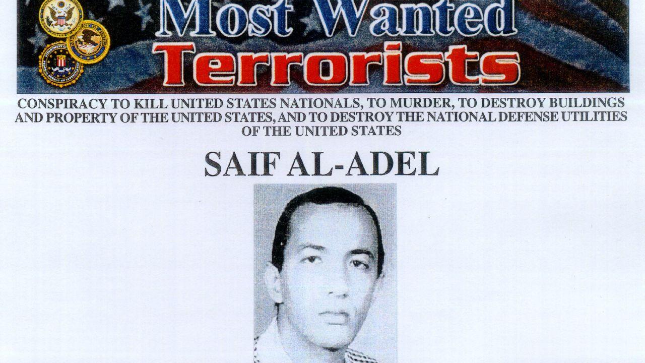 Saif al-Adel FBI poster.