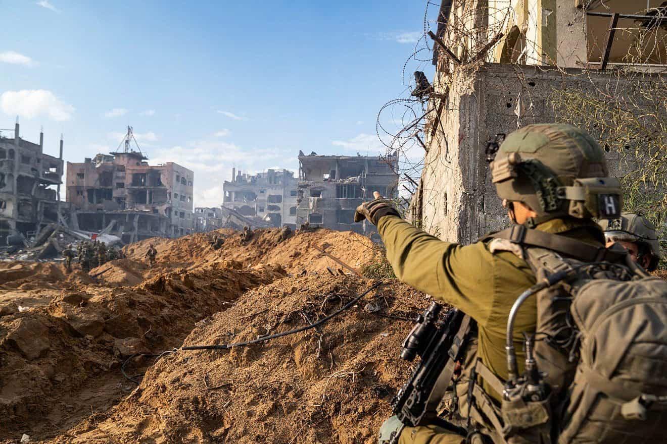 IDF soldier in Gaza IDF photo