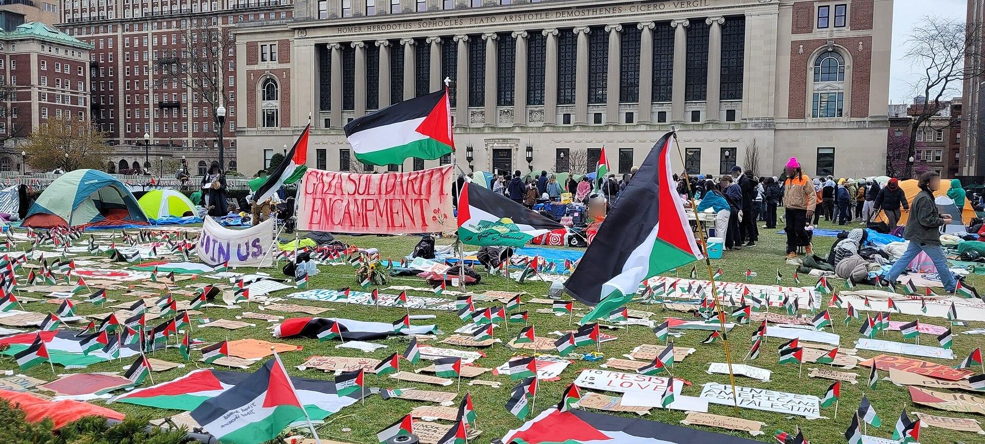 Columbia proHamas demo Wikimedia