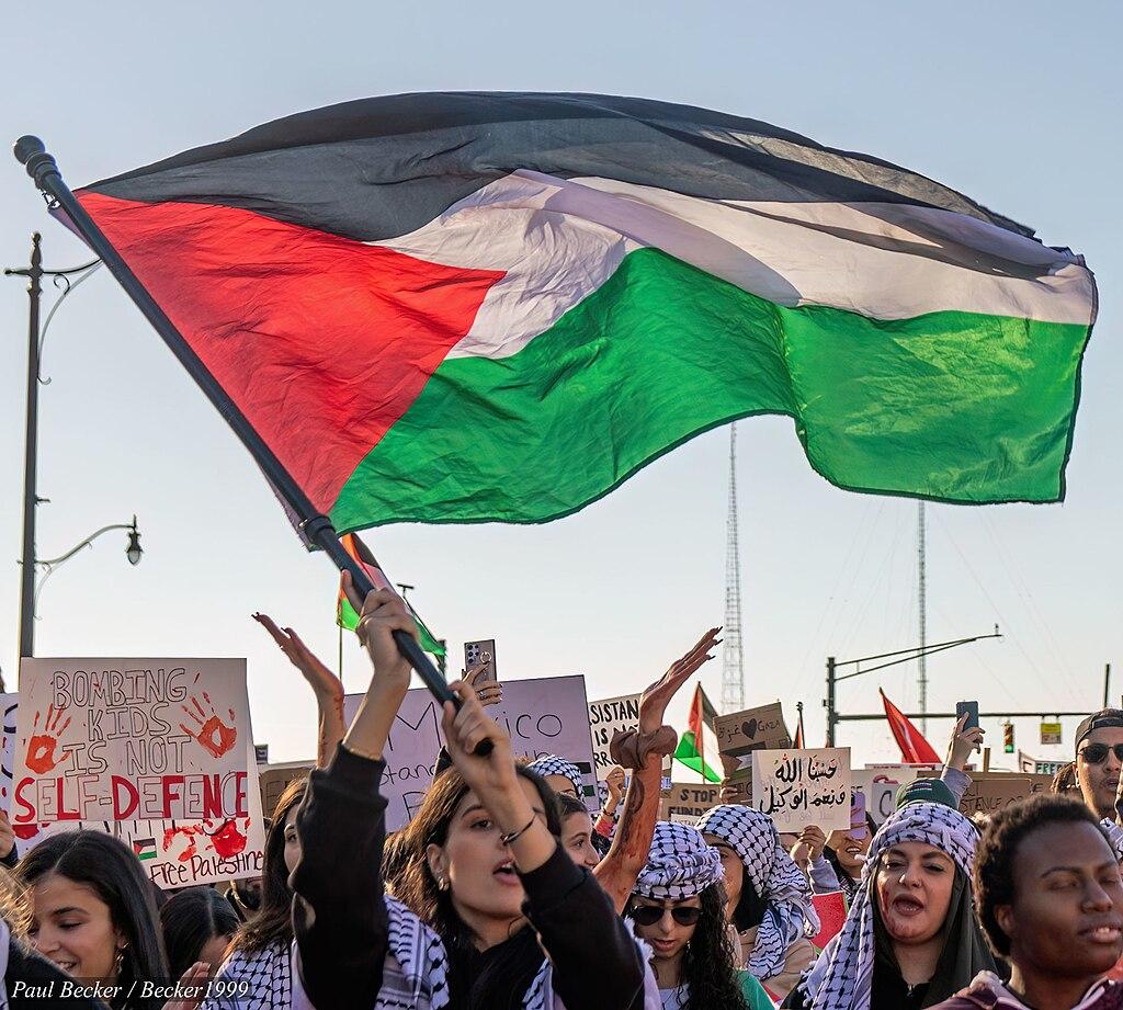 Gaza Rally Columbus Ohio Wikimedia By Becker